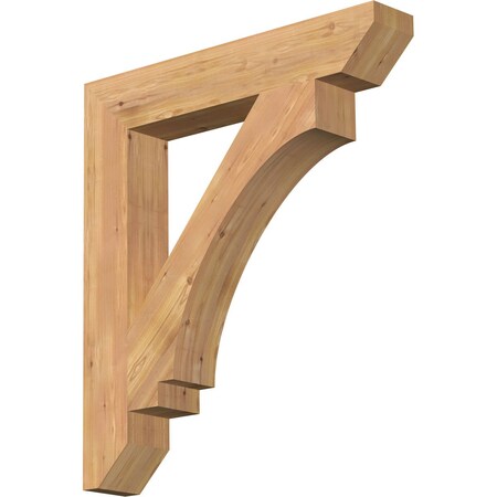 Ekena Millwork Imperial Slat Smooth Bracket, Western Red Cedar, 5 1/2"W x 34"D x 38"H BKT06X34X38IMP06SWR